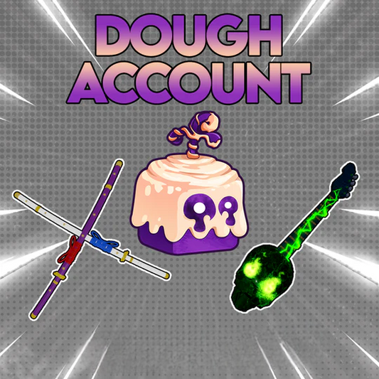 🔥OP DOUGH V2 🔥 MAX LV 2550 + CDK + SG + GH BLOXFRUIT ACCOUNT