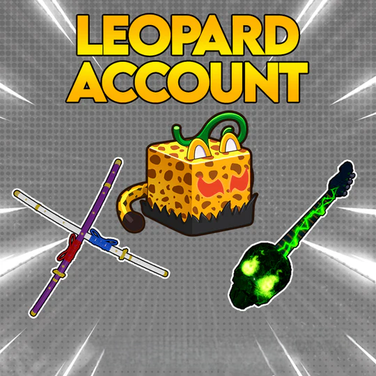 🔥 OP LEOPARD 🔥 MAX LV 2550 + GHM + CDK + SG BLOXFRUIT ACCOUNT